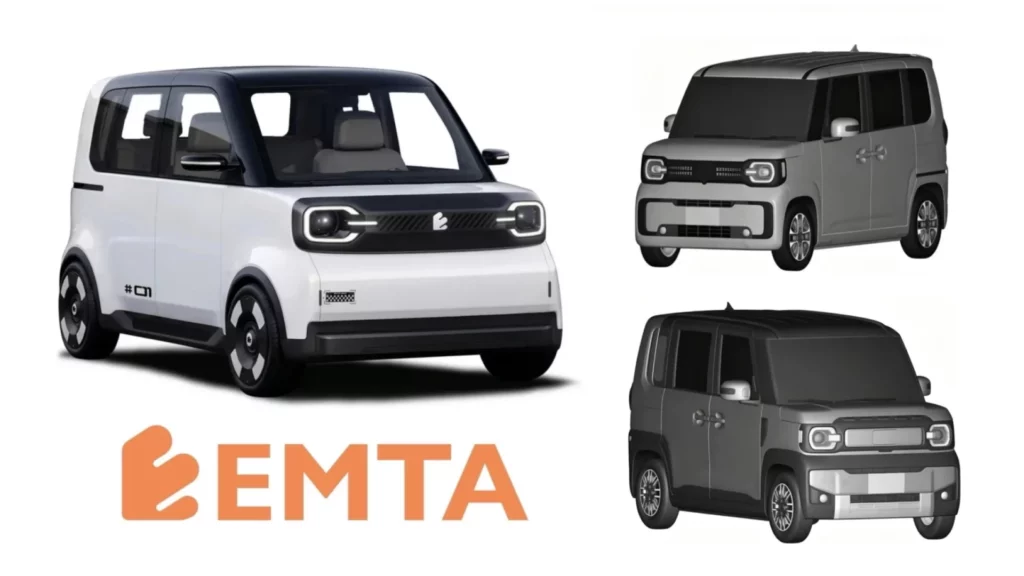 Chery pokazało patenty modelu Emta EV. Elektryczny K-car trafi do Japonii
